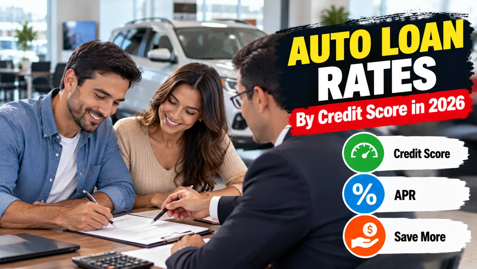 Auto Loan Rates by Credit Score
